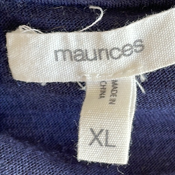 Maurices Blue Twist Puff Sleeve Tee - Picture 6 of 7